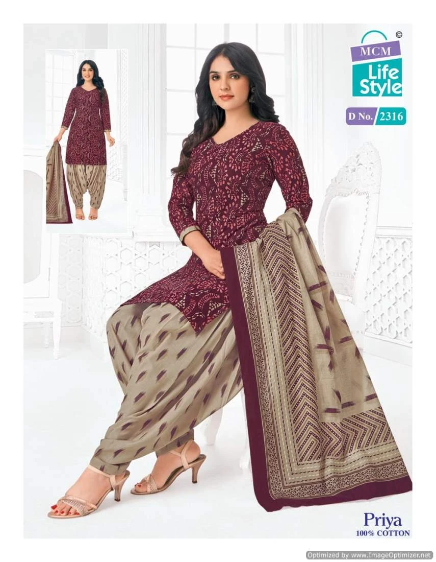 MCM Lifestyle Priya Vol-23 - Dress Material